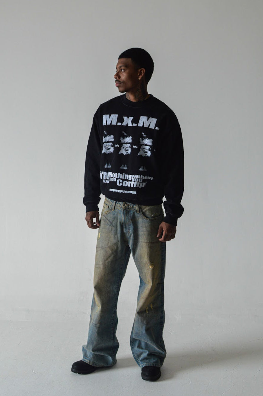 "NOTHING WITHOUT" Crewneck